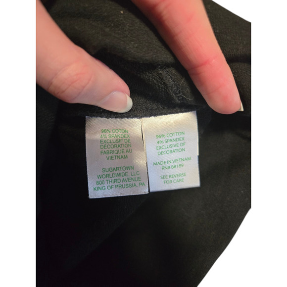 Lily pulitzer black quarter zip dress with sleeve detailing, size small - Picture 6 of 6